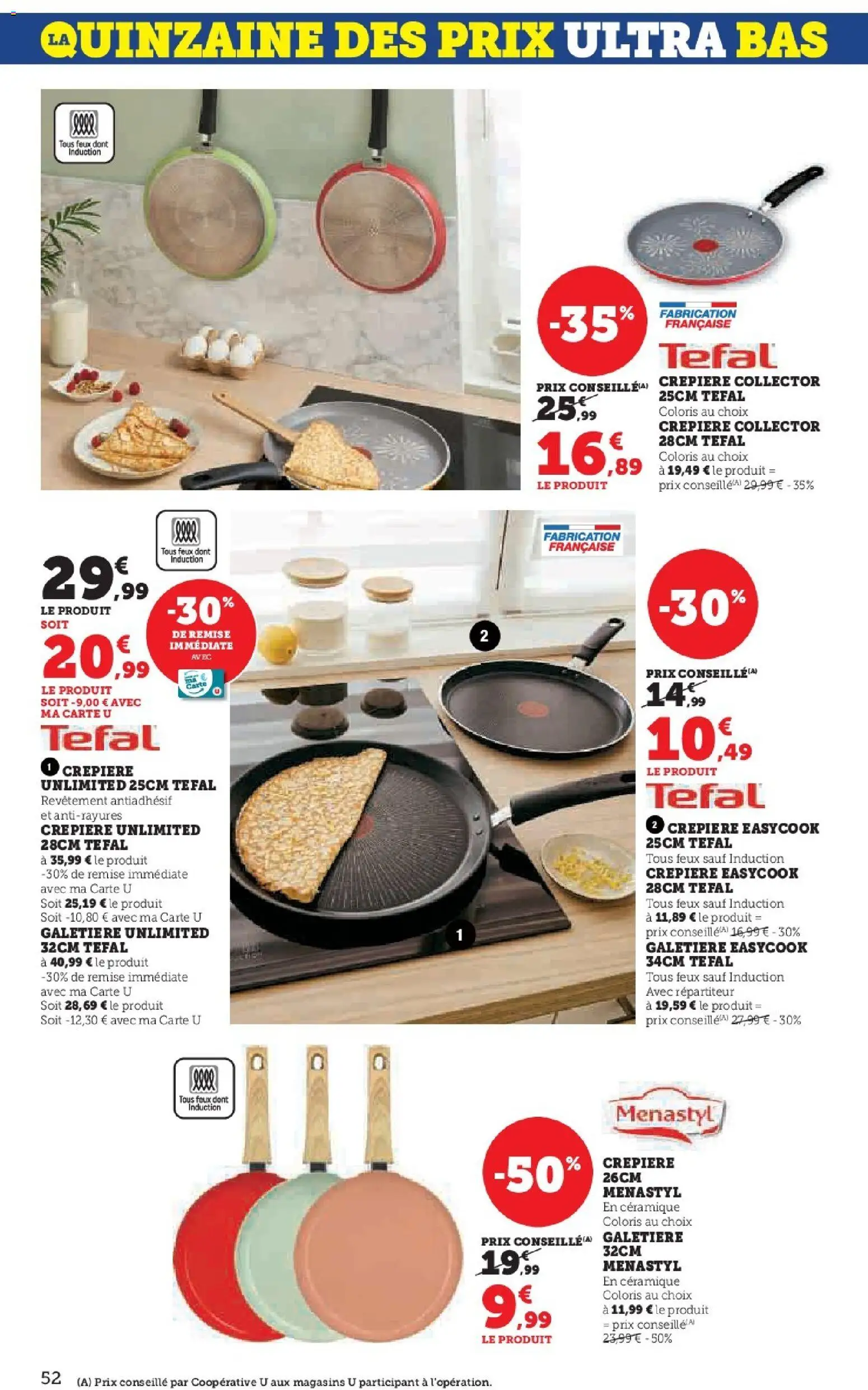 {H1} | Page: 52 | Produits: Crêpière, Tefal