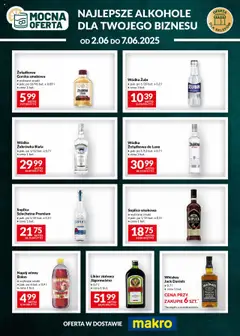 Makro Gazetka - Mocna oferta od 02.06.2025 | Strona: 1 | Produkty: Jack Daniel's, Żubrówka, Jagermeister, Vodka