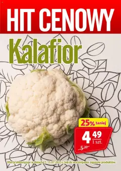Pogląd oferty "Prim Market Promocja - Kalafior" - ważna od 11.07.2025