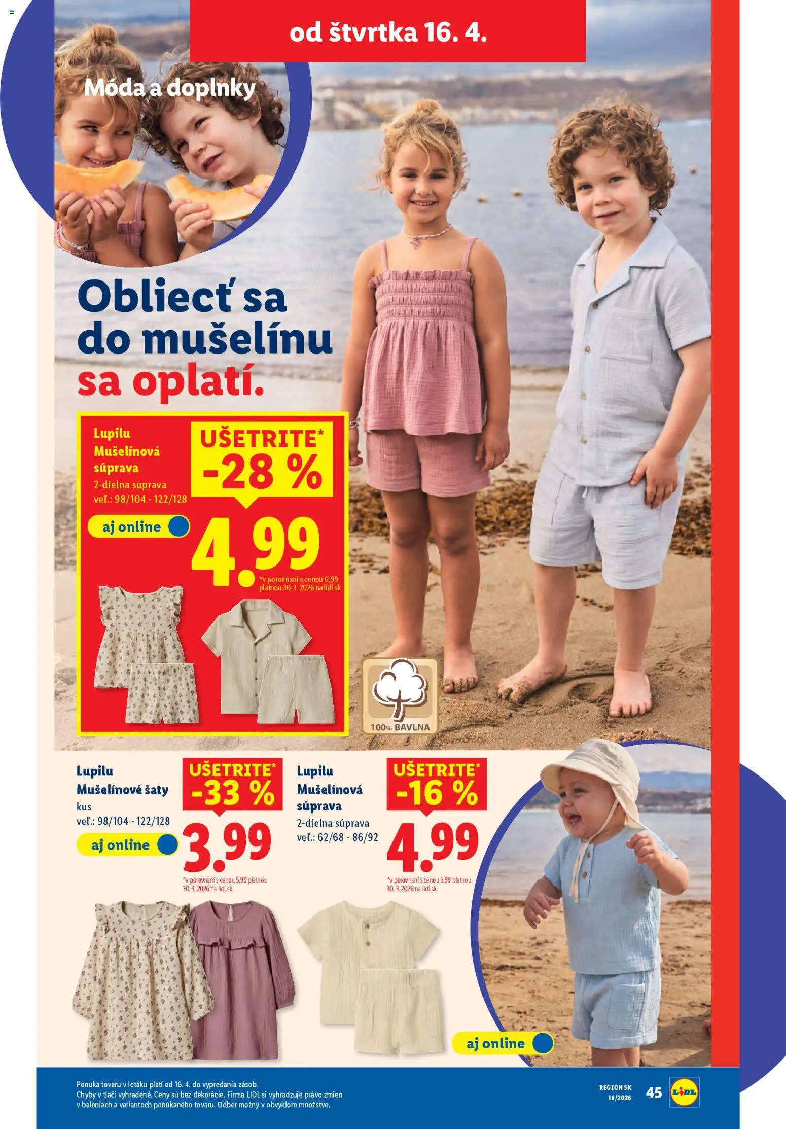 Nové Lidl akcie – leták je platný od 13.04.2026 | Strana: 69 | Produkty: Šaty