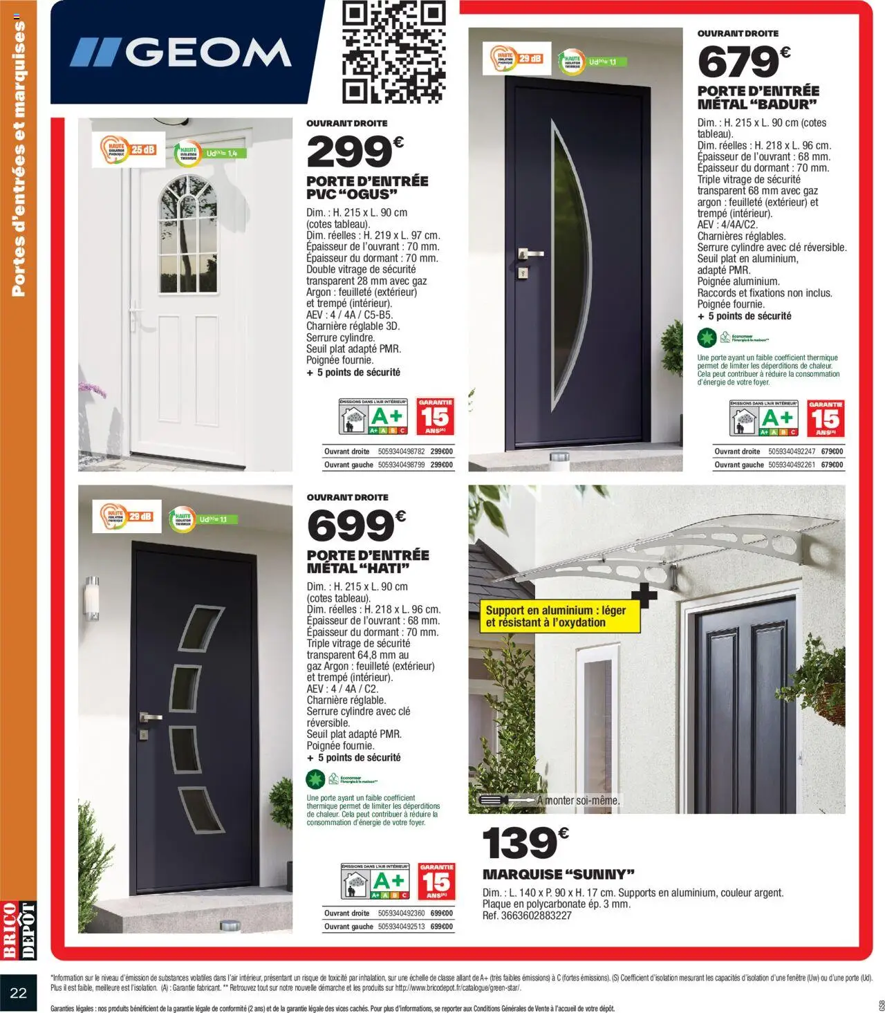 {H1} | Page: 22 | Produits: Clé, Charnière, Porte, Portes