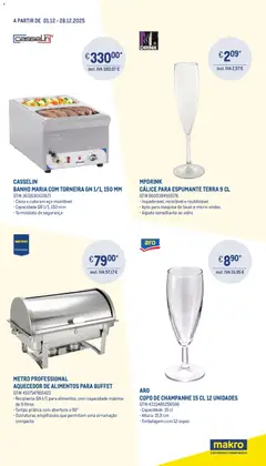 Pré-visualização Makro Tudo para as celebrações de Natal  válido de 01.12.2025 | Página: 2 | Produtos: Aquecedor, Torneira, Caixa, Banho