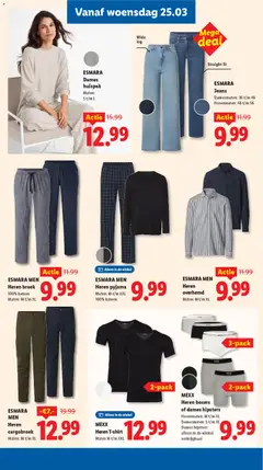 MEXX Heren T-shirt, Heren T-shirt. Maten M t/m XXL - Voorbeeld van een folder van Lidl, geldig van 23.03.2026 | Pagina: 29 | Producten: Shirt, Broek, Pyjama, Boxers