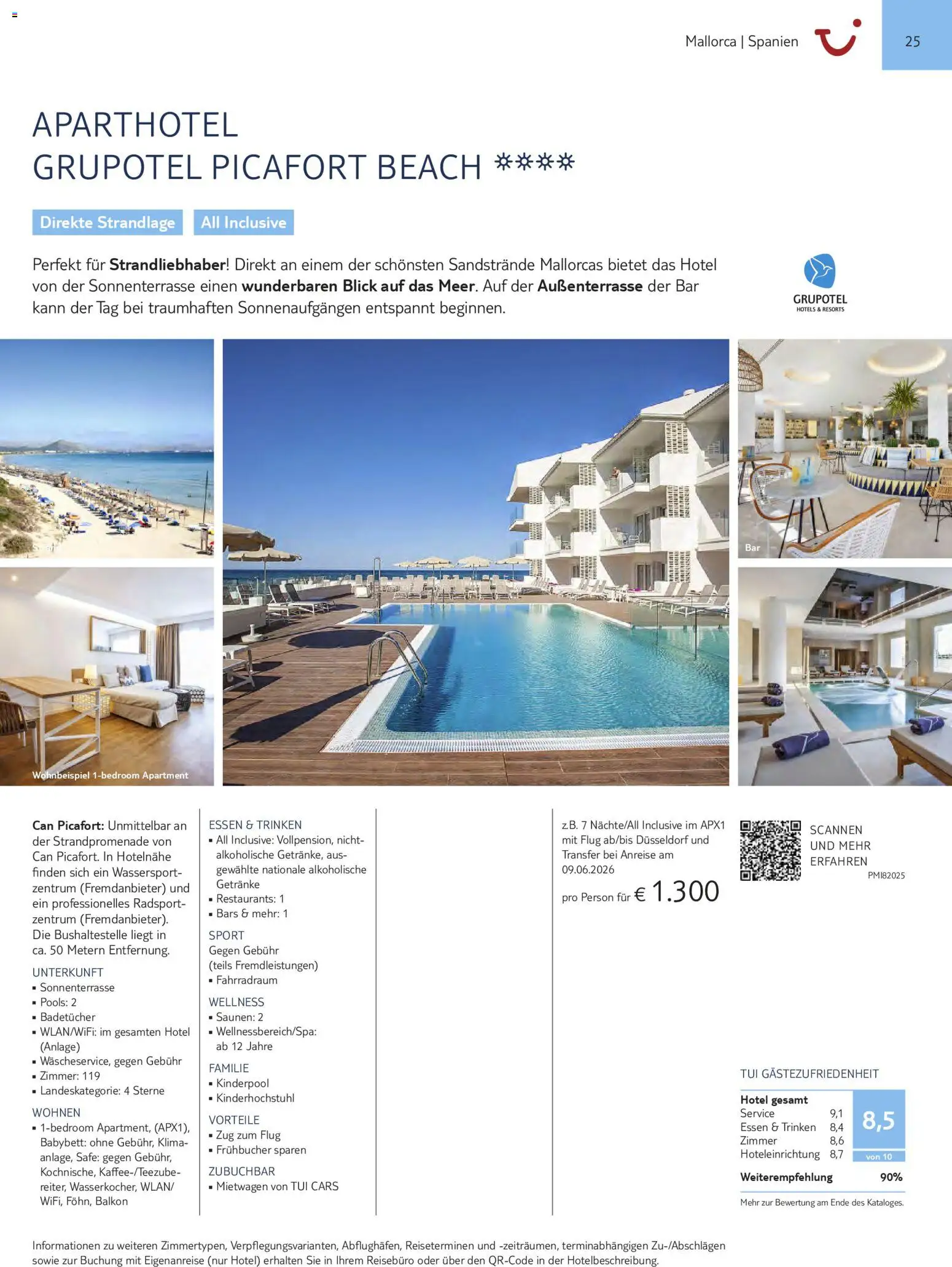 Aida  Südeuropa & Nordafrika 2026/27 – gültig ab 01.01.2026 | Seite: 25 | Produkte: Babybett