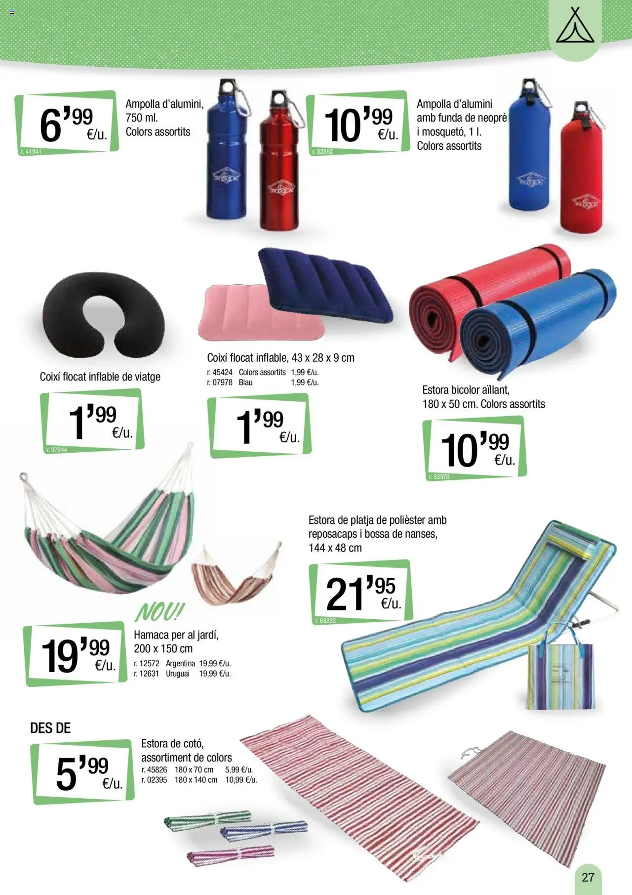 Bonpreu - Catálogo de camping y jardín │ válido desde el 18.03.2025 | Página: 27 | Productos: Funda