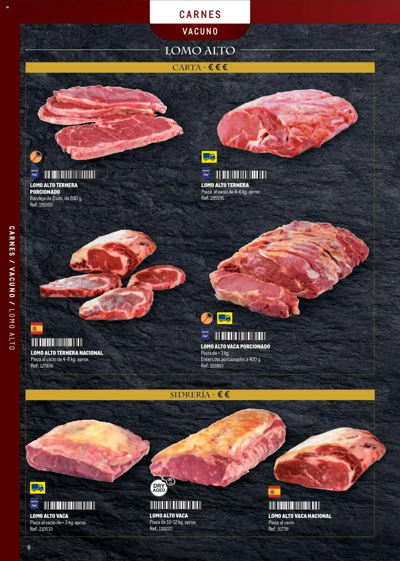 Makro - Especia Carta │ válido desde el 08.04.2025 | Página: 8 | Productos: Bandeja