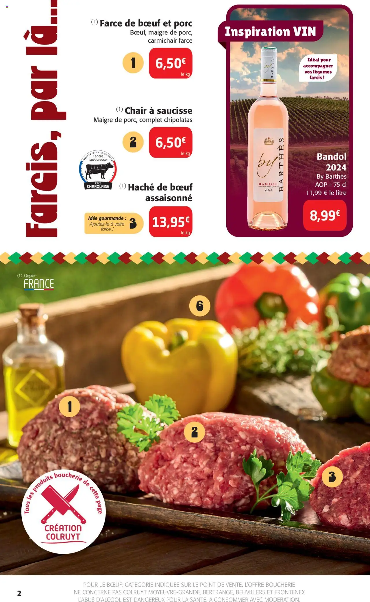  | Page: 2 | Produits: Saucisse, Vin, Porc