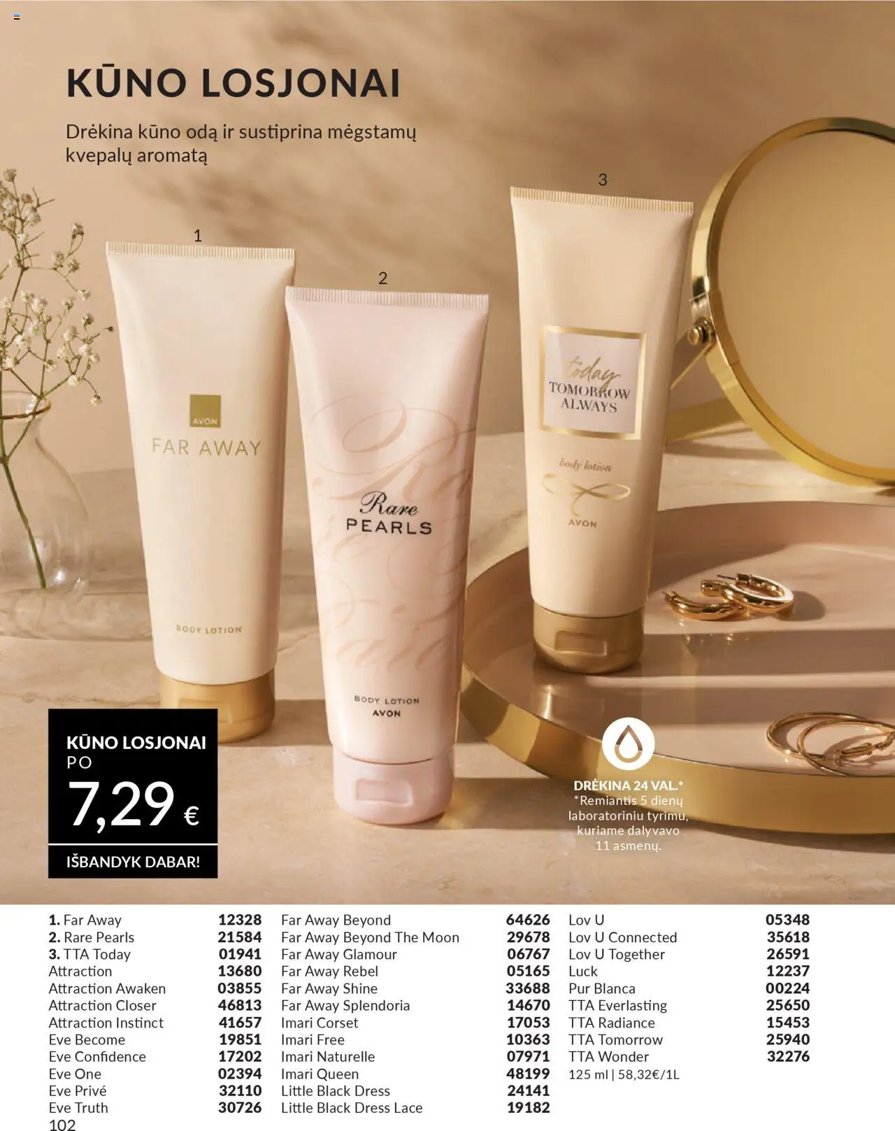AVON akcijos nuo 01.10.2025 | Puslapis: 102