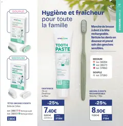 Stanhome - Prévisualisation de Stanhome catalogue valide à partir de 26.01.2026 | Page: 37 | Produits: Menthe, Brosse, Dentifrice, Brosse à dents