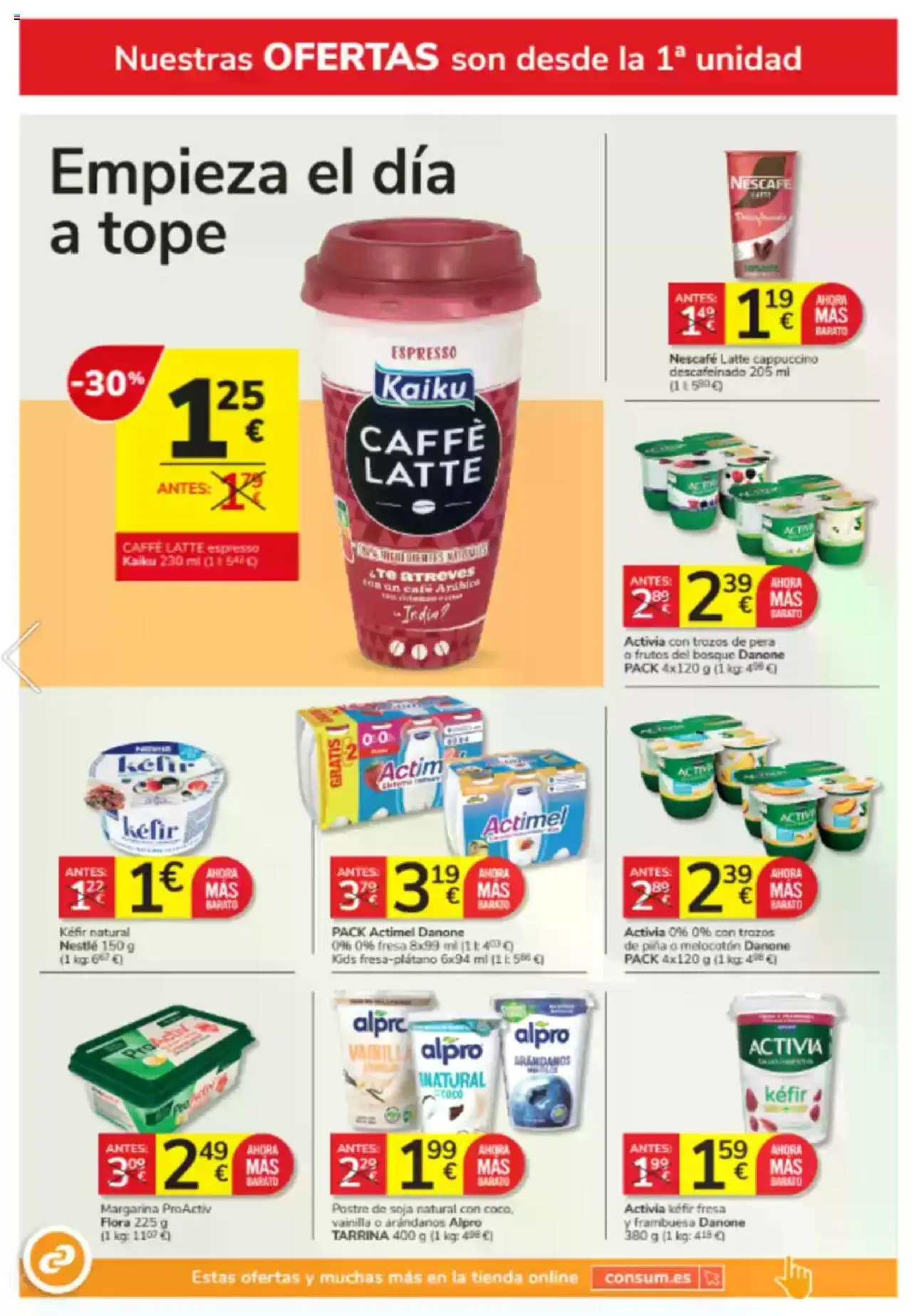 Consum folleto │ válido desde el 26.06.2025 | Página: 2 | Productos: Café, Piña, Margarina