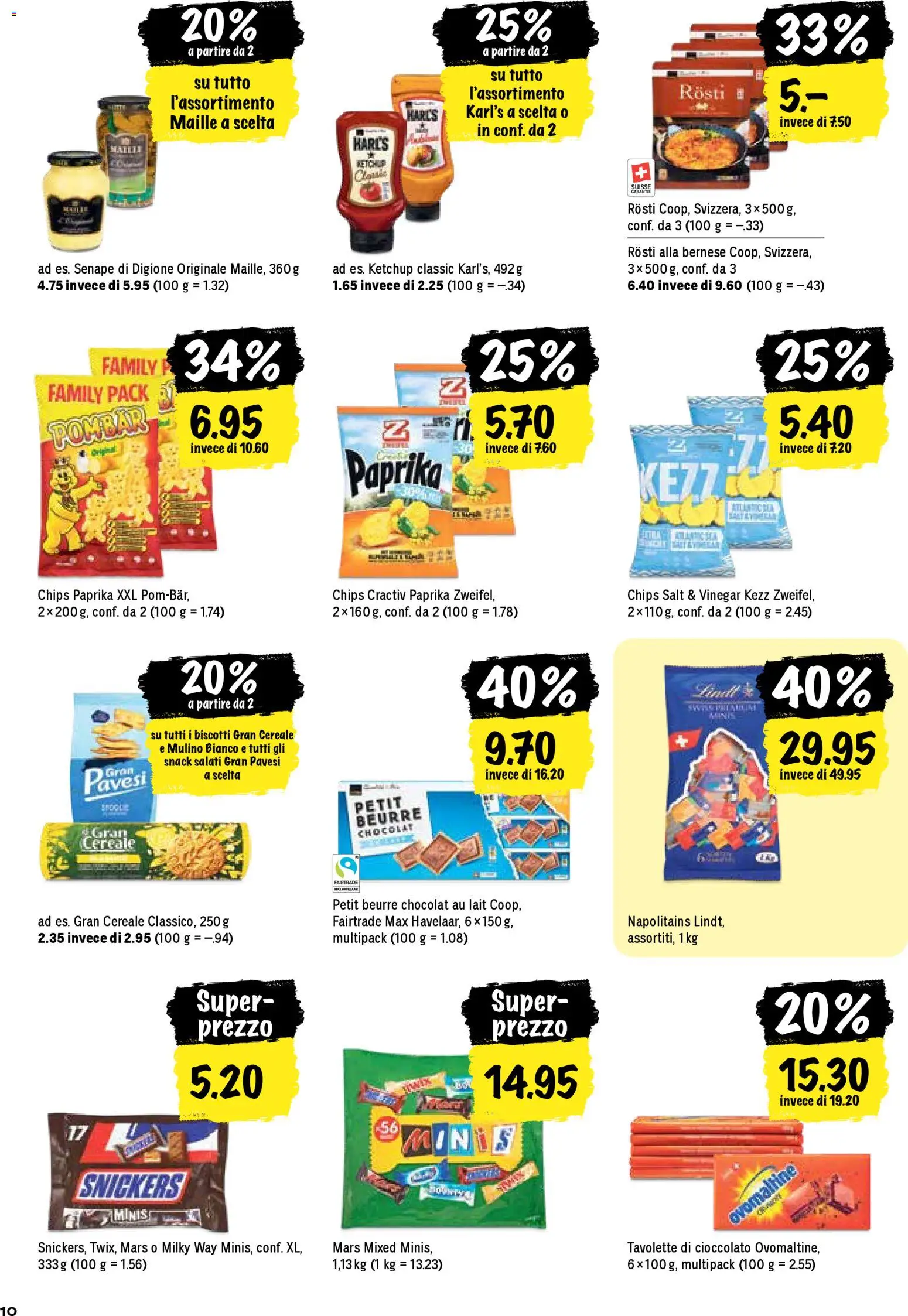 Coop - Una settimana di azioni – gültig ab 22.01.2026 | Seite: 10