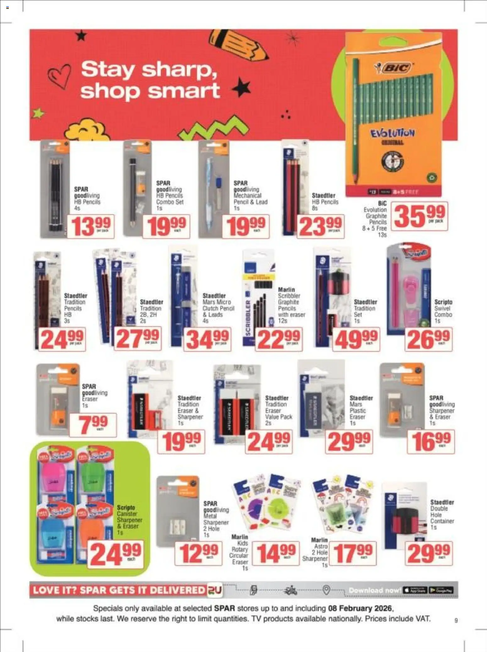 New Superspar catalogue – valid from 05.01.2026 | Page: 27 | Products: Pencil, TV