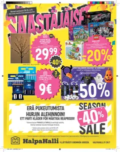 Halpa Halli-mainoslehti voimassa 29.10.2025 alkaen | Sivu: 12