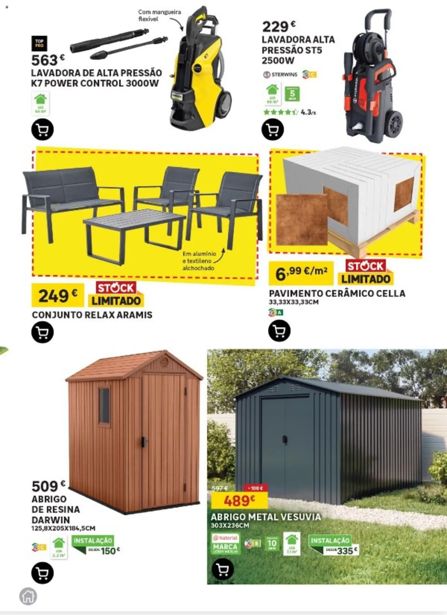 Leroy Merlin Arquipélago da Madeira │ válido de 13.11.2025 | Página: 17 | Produtos: Pavimento cerâmico, Mangueira