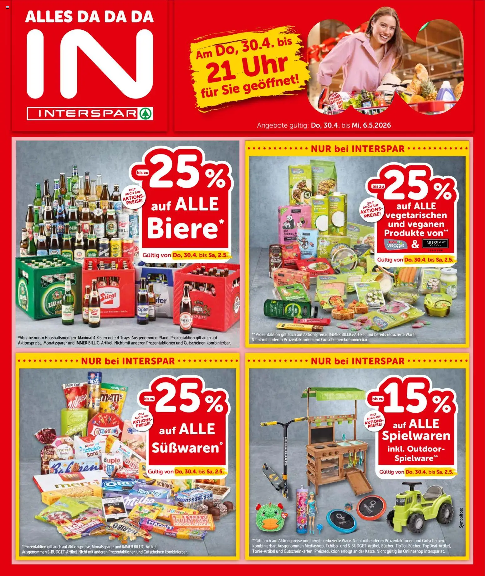 Interspar Flugblatt - Tirol gültig ab 30.04.2026 | Seite: 1 | Produkte: Uhr