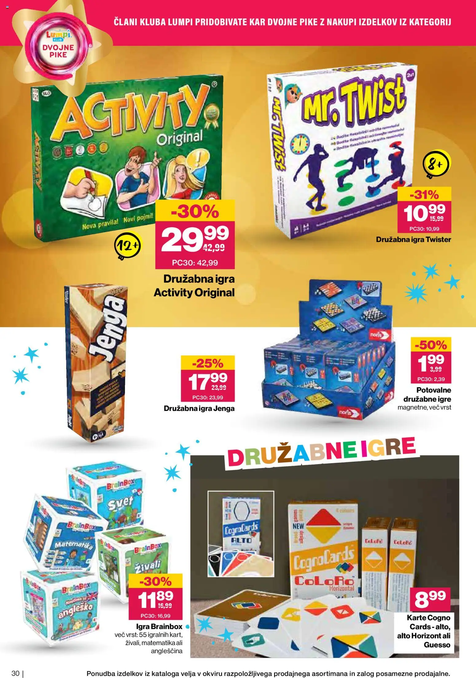 Novi Mercator katalog ponudbe – veljaven od 05.11.2025 | Stran: 30 | Izdelki: Igra