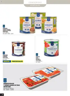 Vista previa PIMIENTO ROJO EN TIRAS, Lata de 1.650 g.n.e. válido desde el 11.06.2025 | Página: 24 | Productos: Κάδος απορρυμάτων, Bandeja