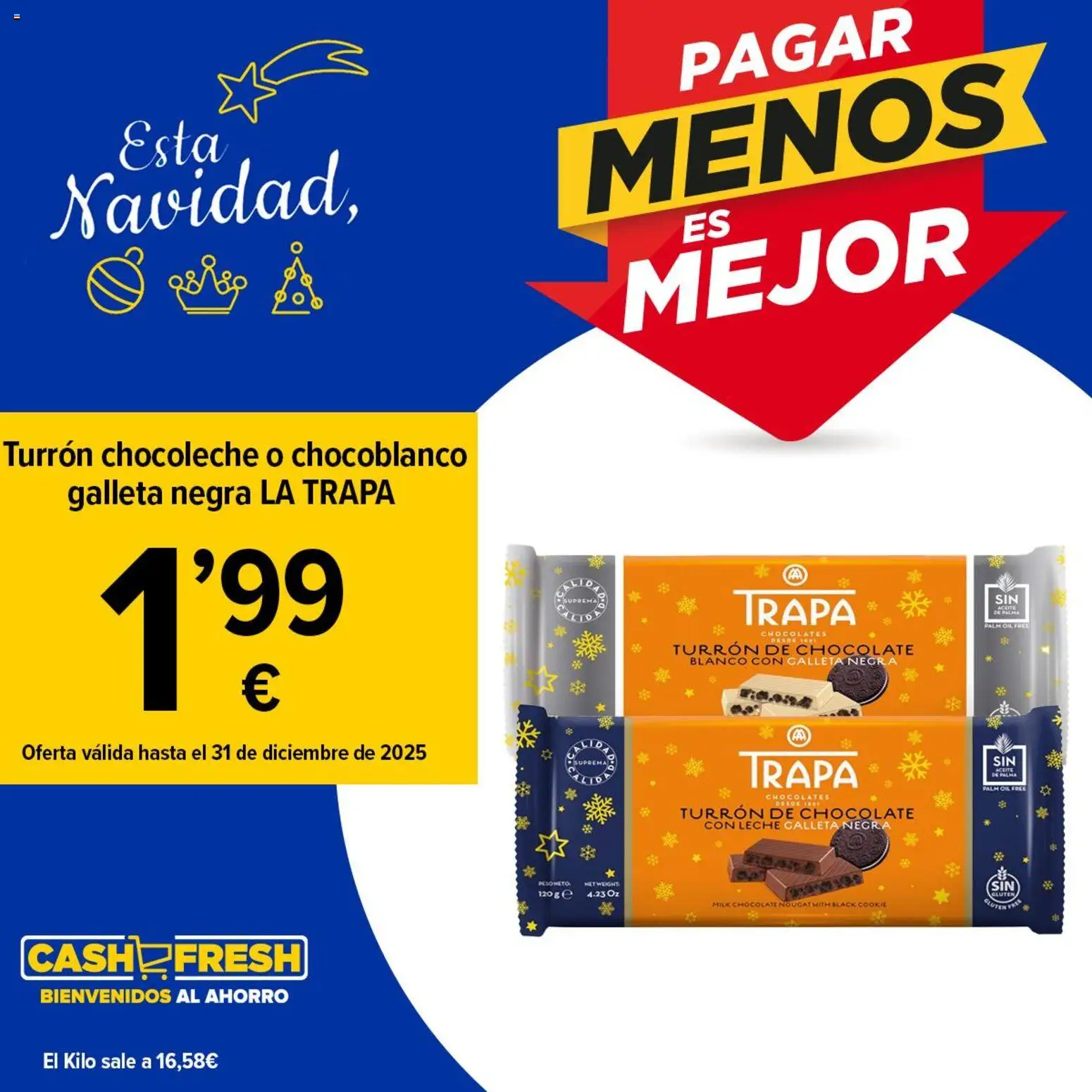 Cash Fresh folleto │ válido desde el 08.12.2025 | Página: 2 | Productos: Leche, Aceite, Chocolate, Chocolate con leche