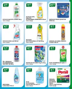 Eurocash Gazetka od 25.08.2025 | Strona: 45 | Produkty: Płyn do szyb Clin, Persil, Coccolino, Kapsułki finish