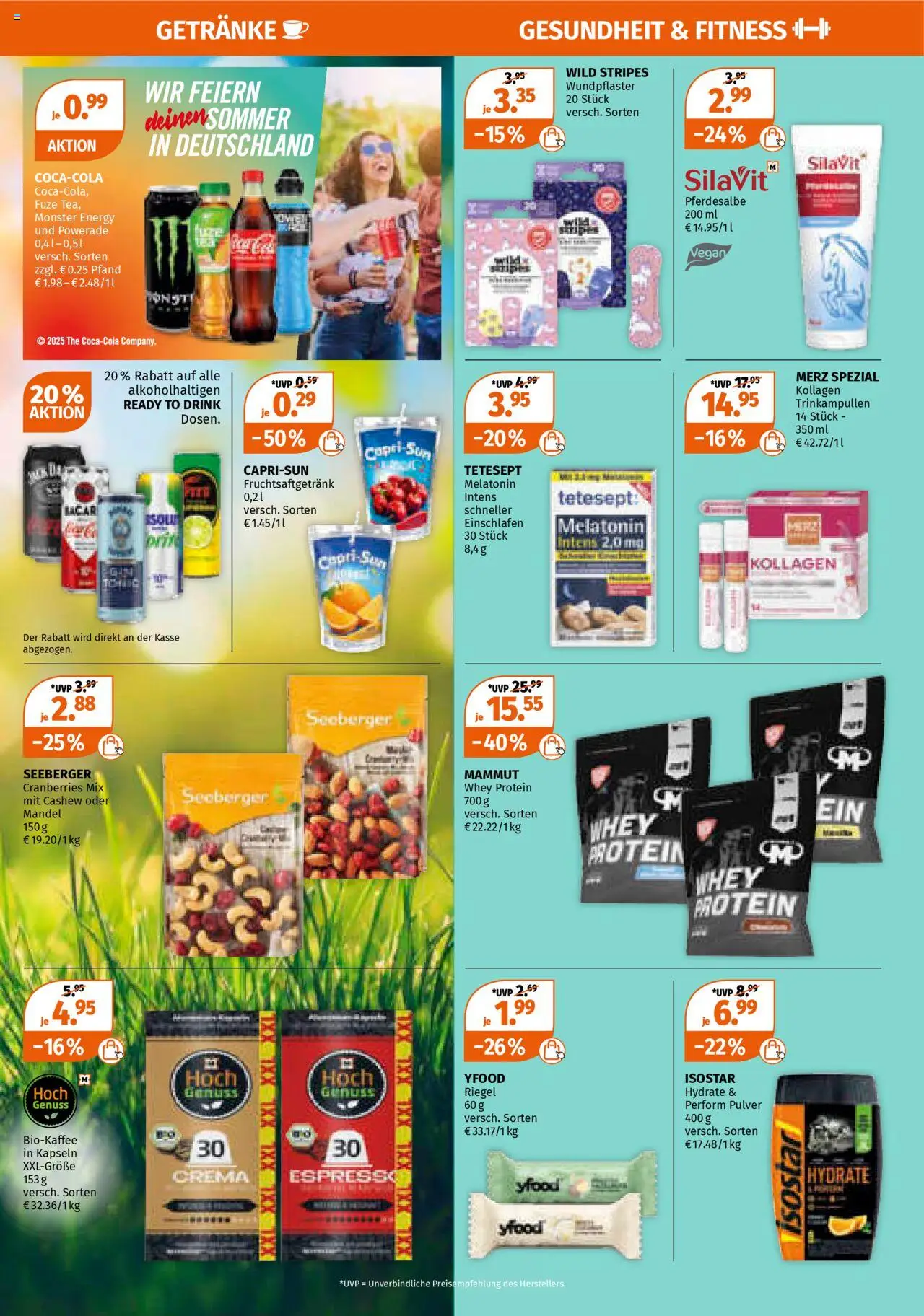 Müller Prospekt 	 - gültig ab dem 28.07.2025 | Seite: 15 | Produkte: Capri sun, Energy, YFood, Powerade