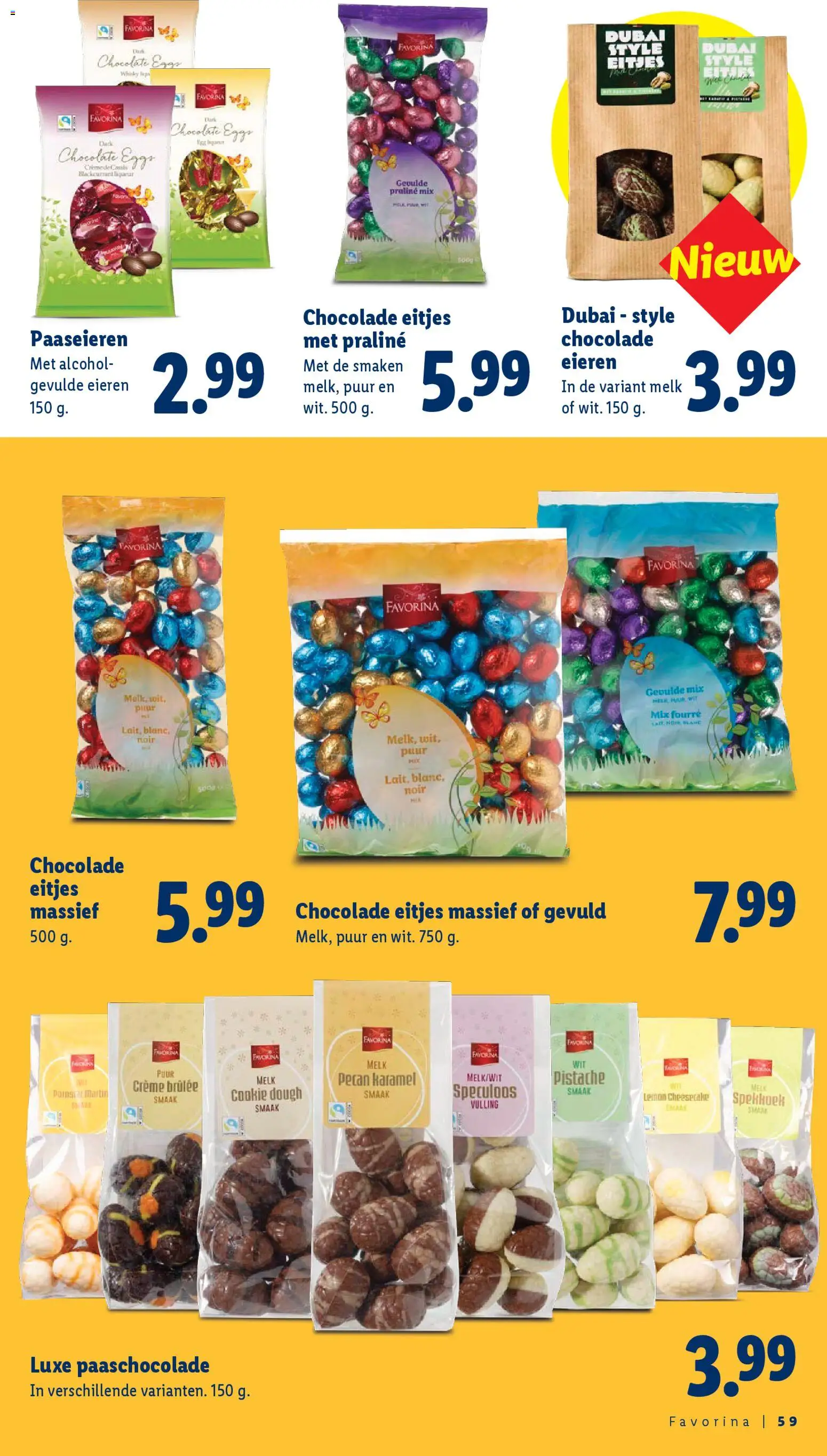 {H1} | Pagina: 59 | Producten: Eieren, Chocolade, Whisky, Alcohol