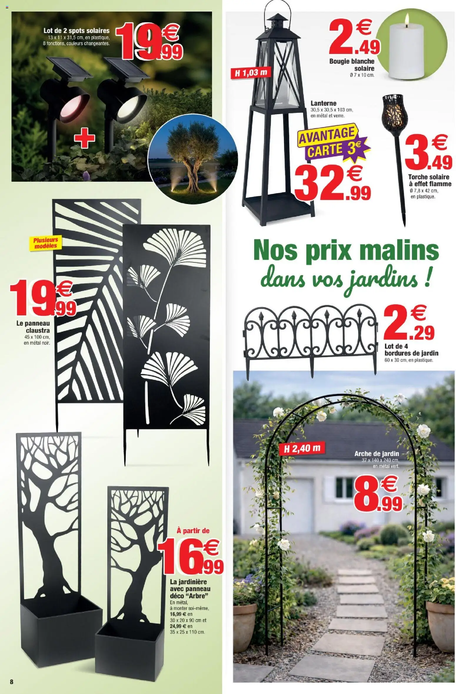 {H1} | Page: 8 | Produits: Jardinière