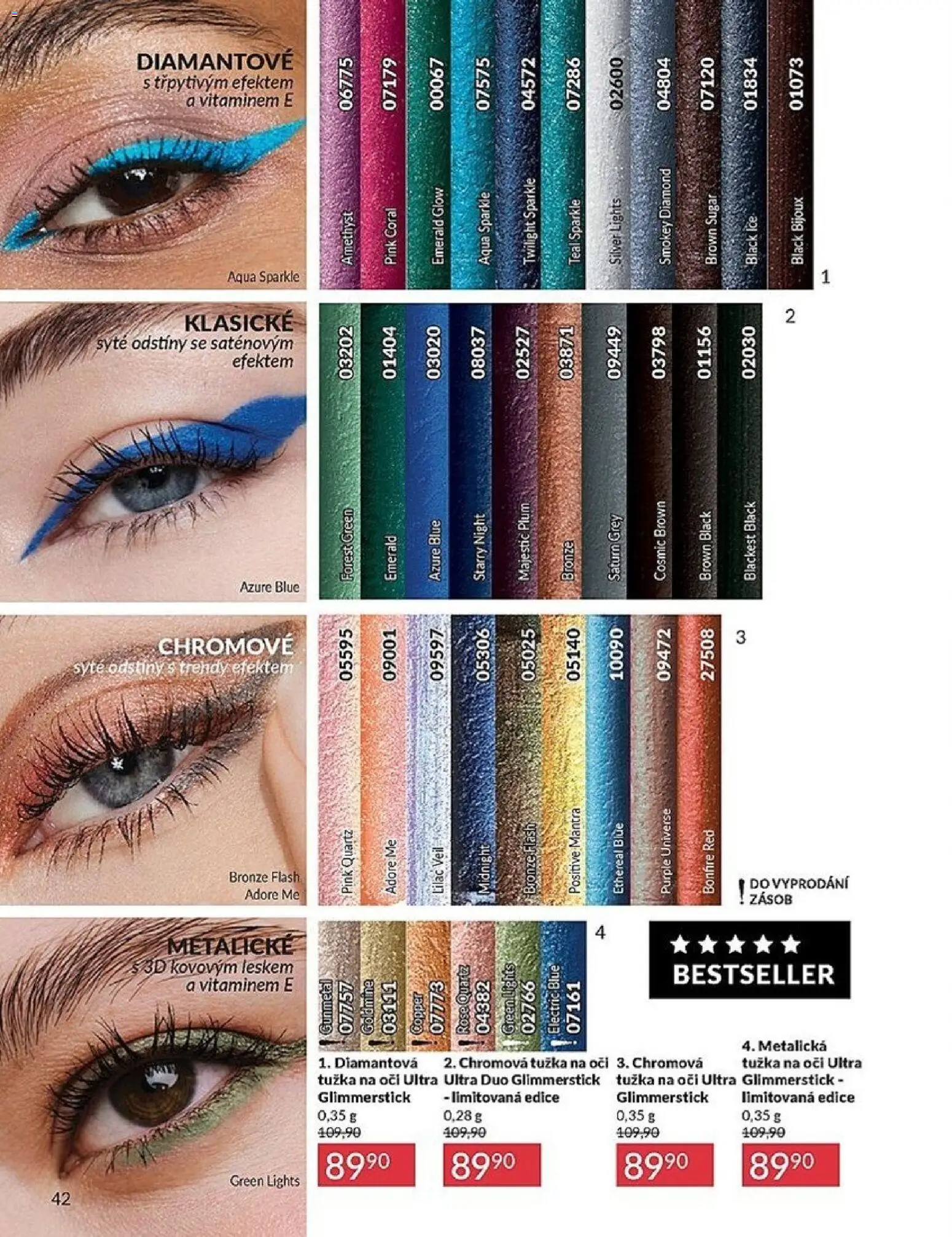 Avon katalog 2/2026 od 01.02.2026 | Strana: 42 | Produkty: Tužka, Tužka na oči