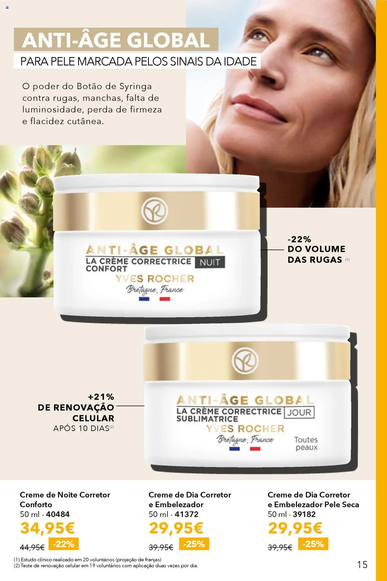 Yves Rocher catálogo 10 │ válido de 31.07.2025 | Página: 15 | Produtos: Corretor, Creme