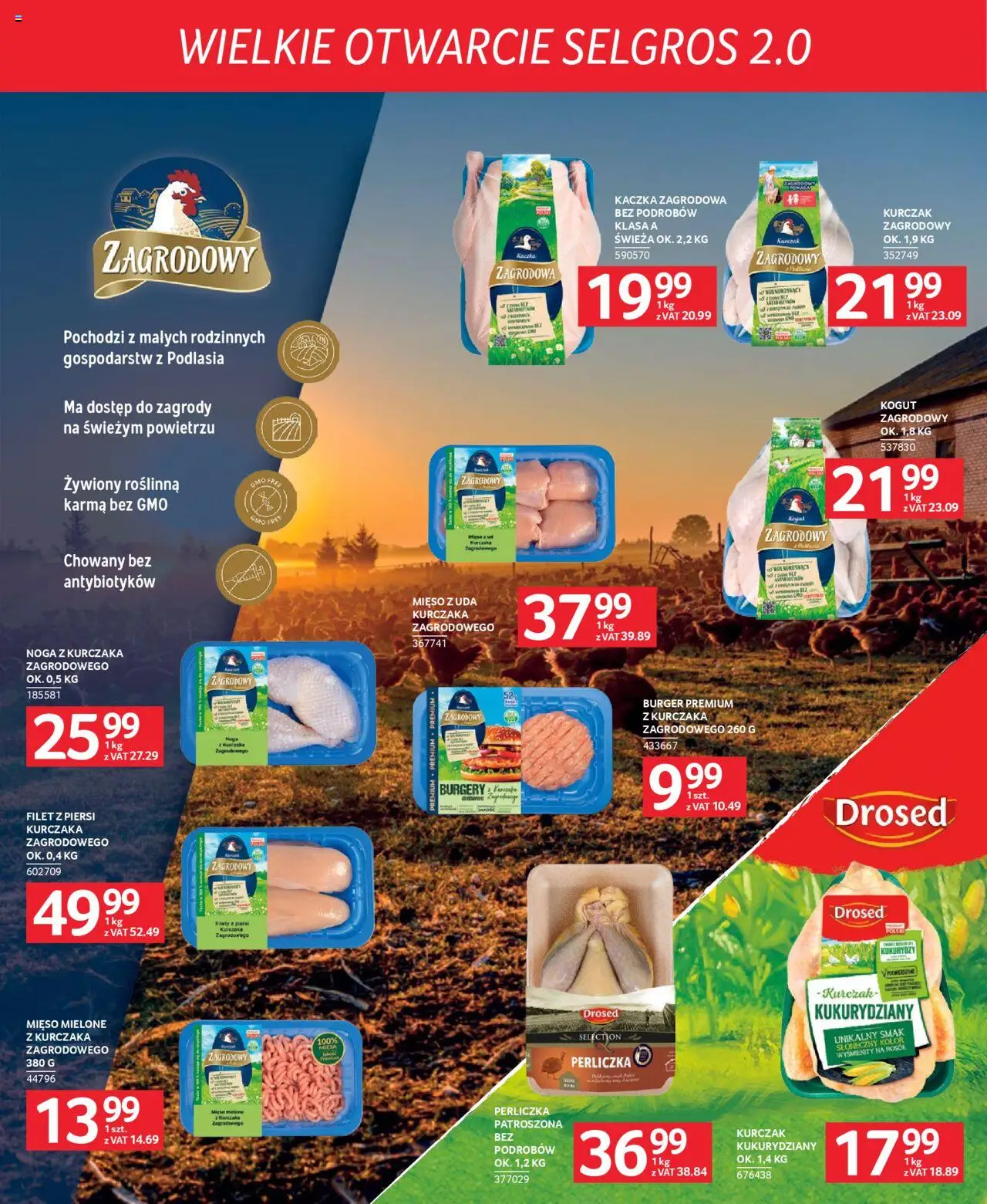 Selgros cash&carry Gazetka - Poznań markowe produkty od 09.10.2025 | Strona: 3 | Produkty: Piersi, Kaczka, Mięso mielone, Perliczka