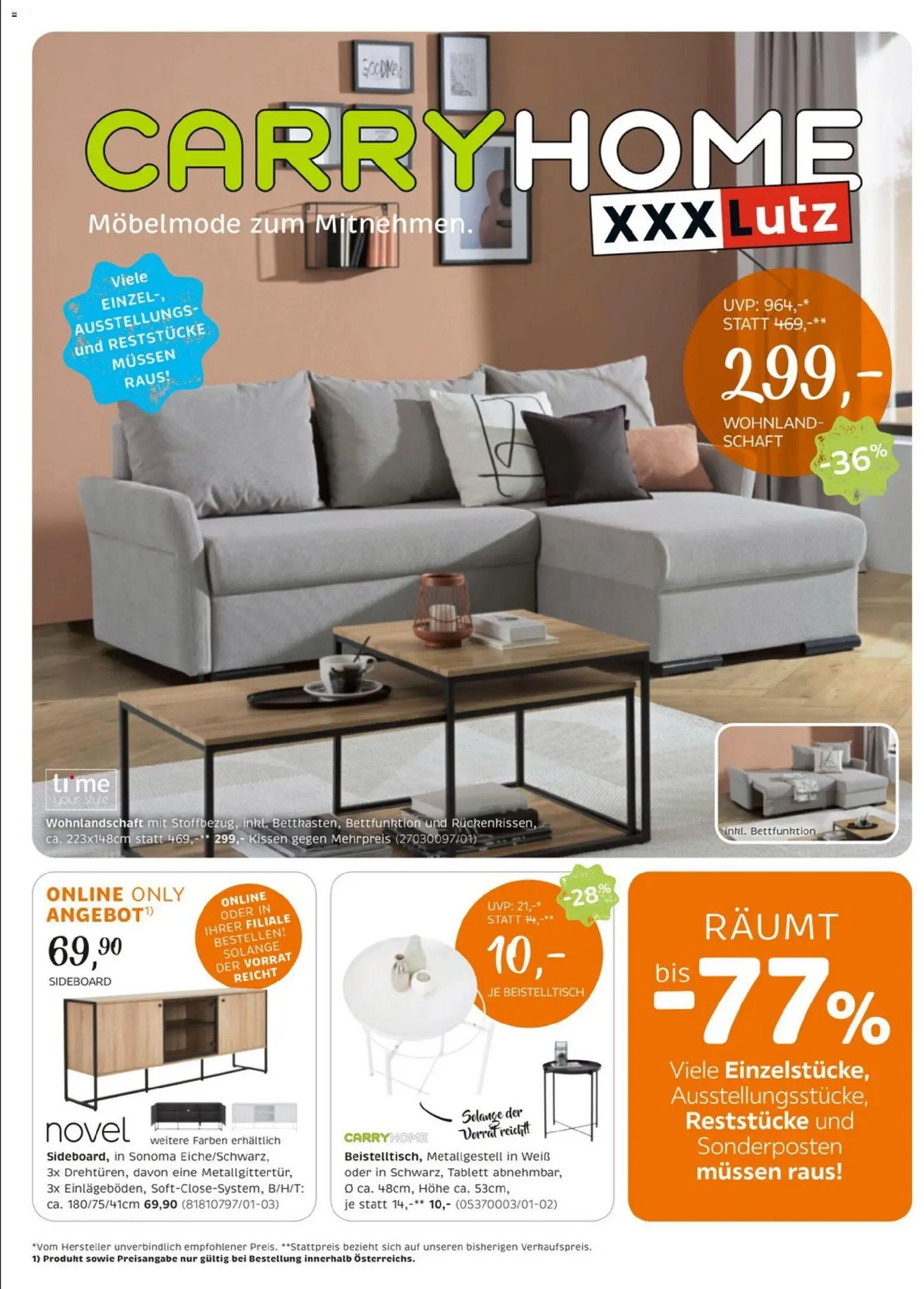 XXXLutz Carry Home gültig ab 22.12.2025 | Seite: 1 | Produkte: Kissen