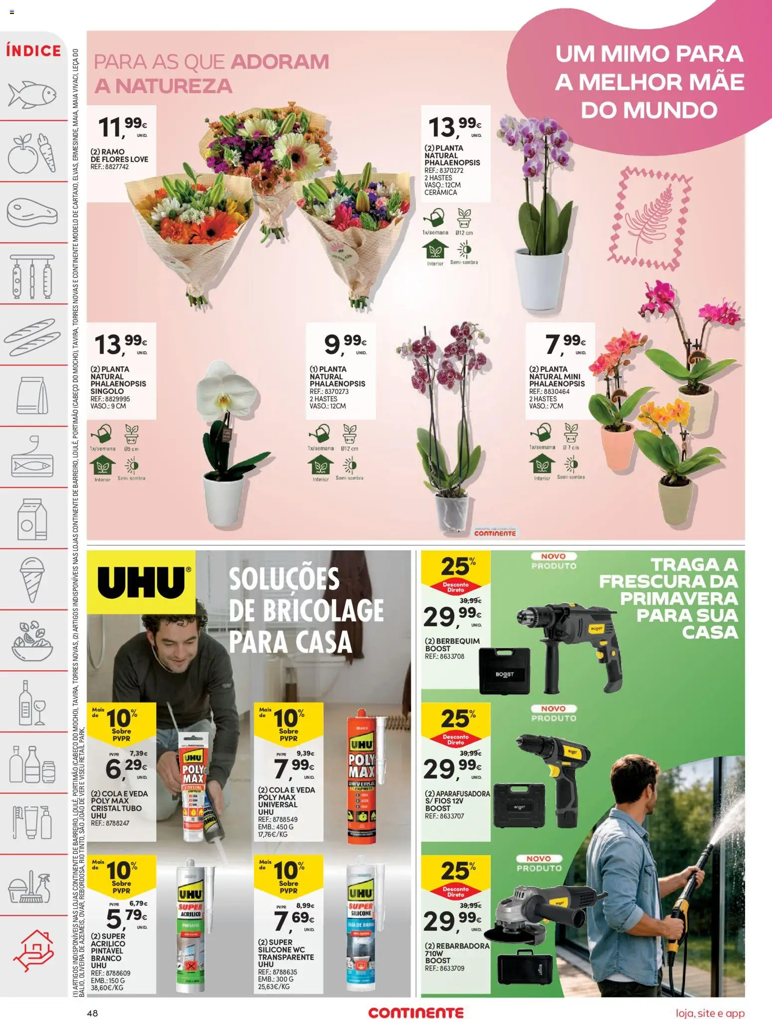 Continente folheto │ válido de 28.04.2026 | Página: 48 | Produtos: Flores