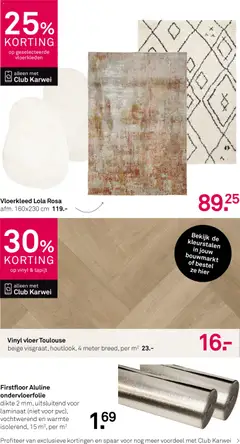 KARWEI - Folder - Voorbeeld van een folder van KARWEI, geldig van 26.01.2026 | Pagina: 26 | Producten: Vloerkleden, Tapijt