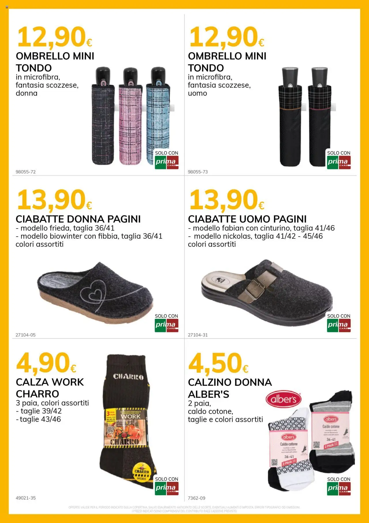 Volantino Basko del 14.10.2025 | Pagina: 12 | Prodotti: Ciabatte, Ombrello