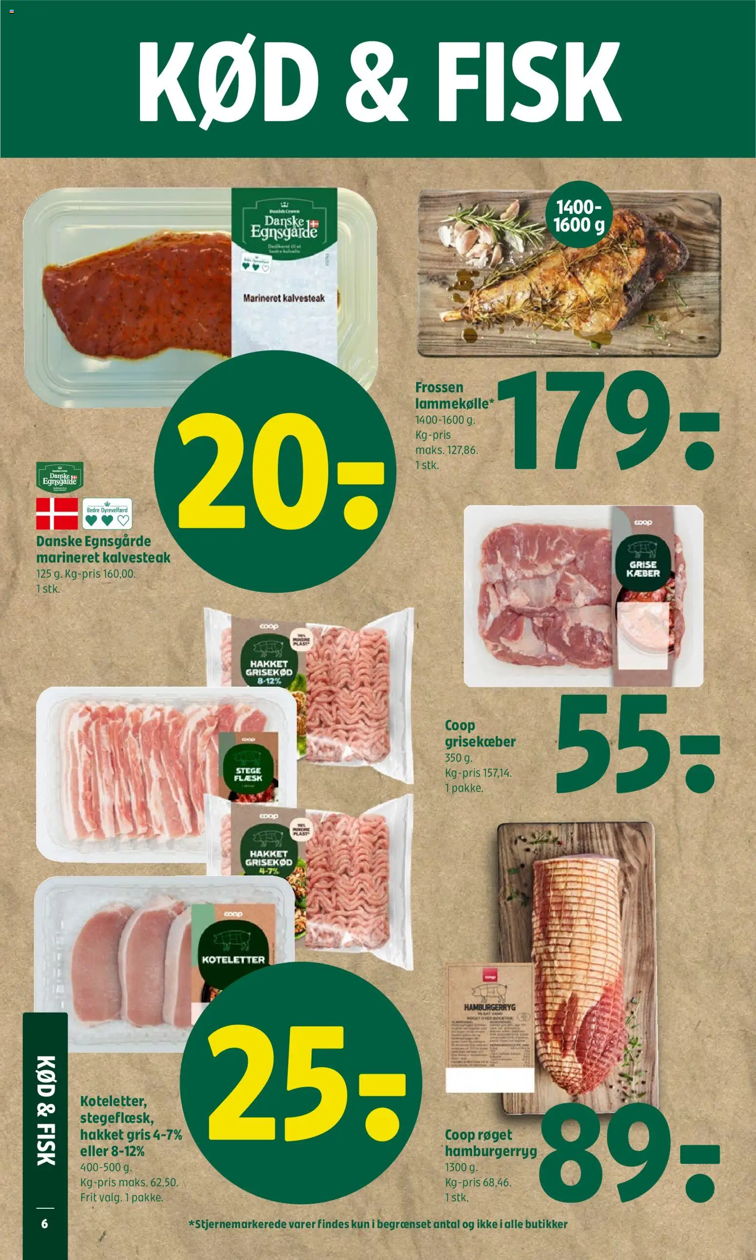 Coop 365 tilbudsavis – gyldig fra 12.03.2026 | Side: 8 | Produkter: Fisk, Koteletter, Hamburgerryg