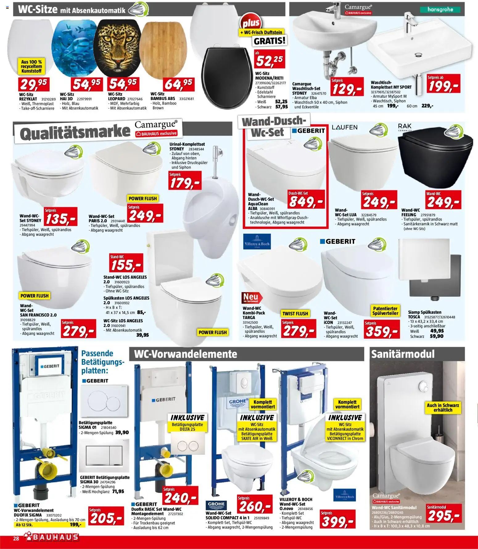 Bauhaus Prospekt aktuell gültig ab 01.04.2026 | Seite: 28