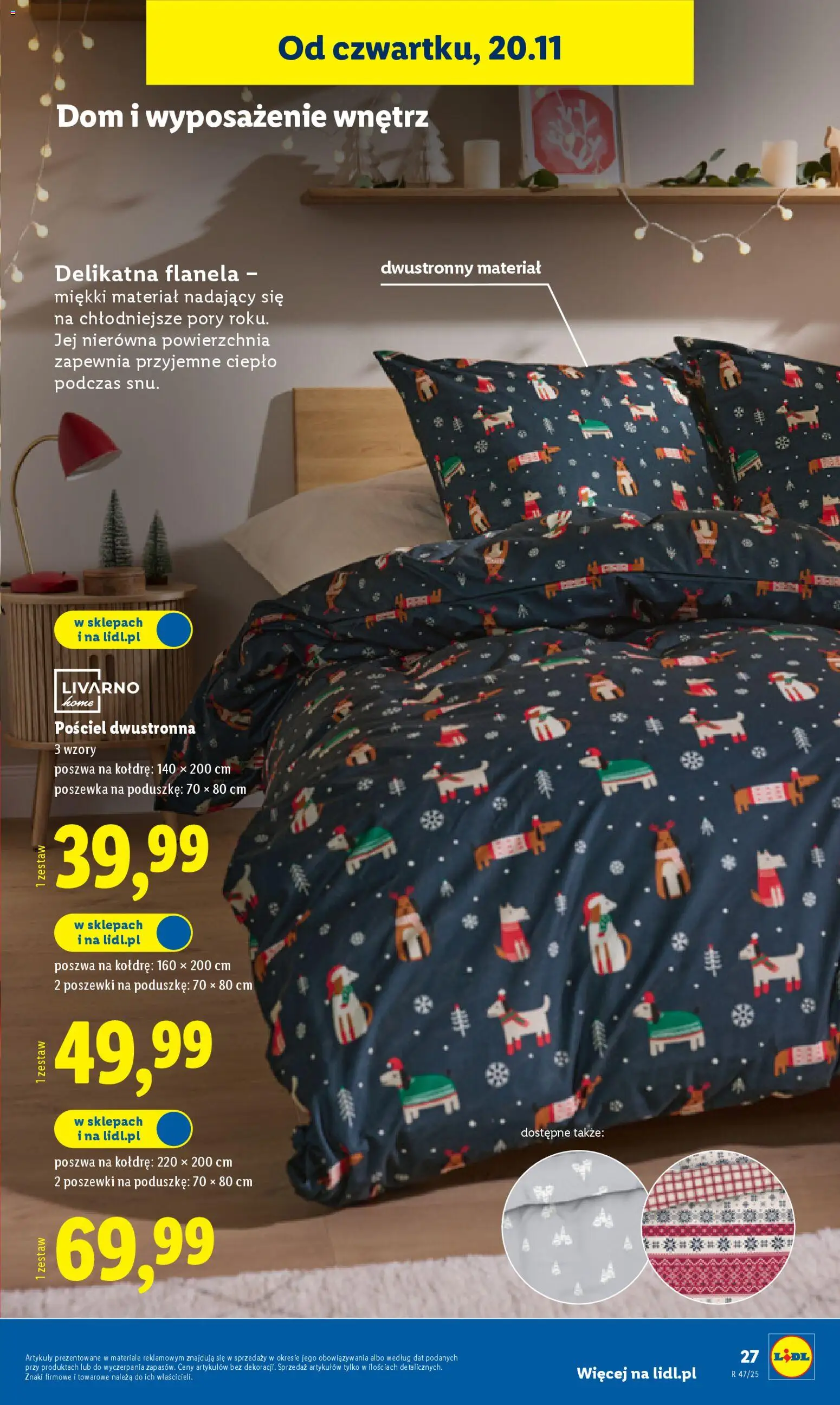 Lidl Black Friday od 17.11.2025 | Strona: 31 | Produkty: Pościel