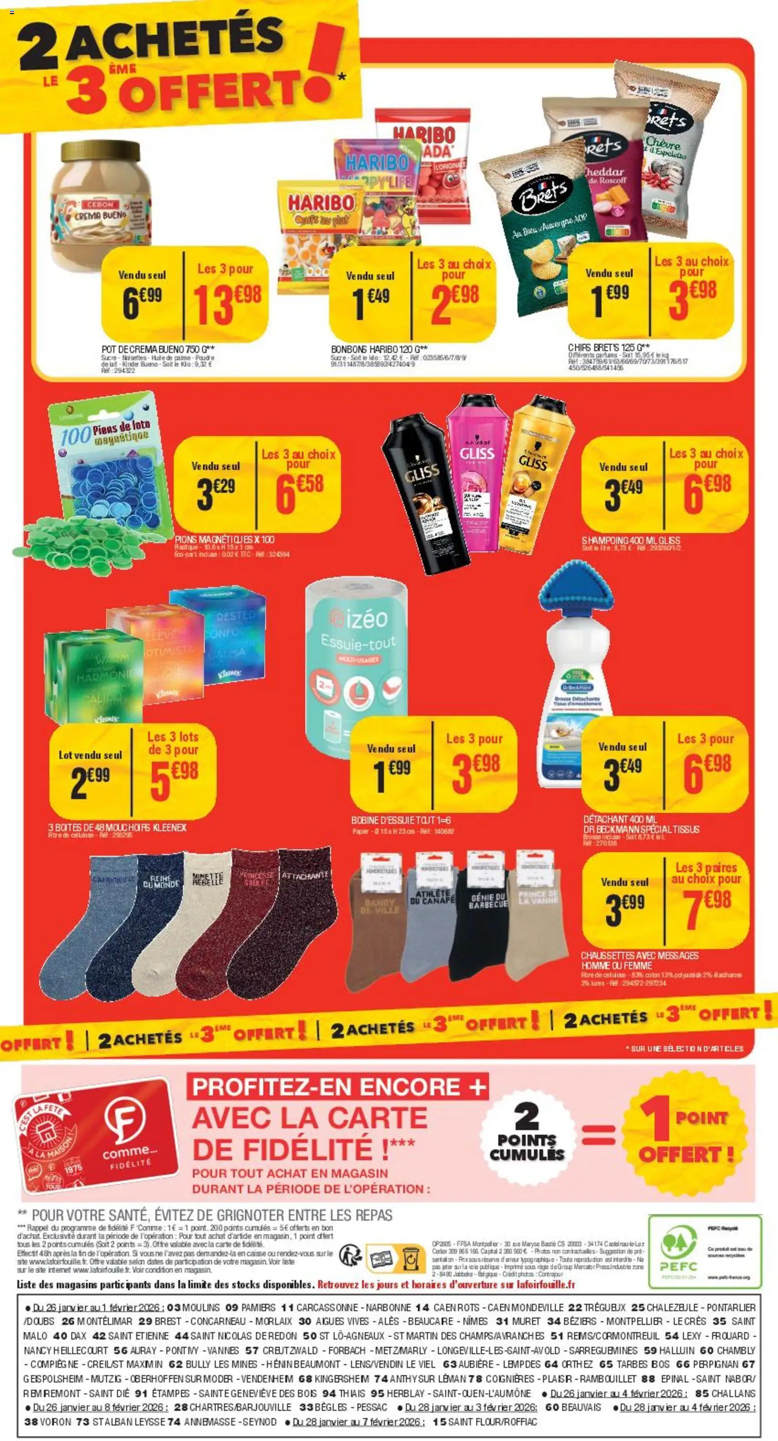 {H1} | Page: 4 | Produits: Canapé, Mouchoirs, Bonbons, Chips