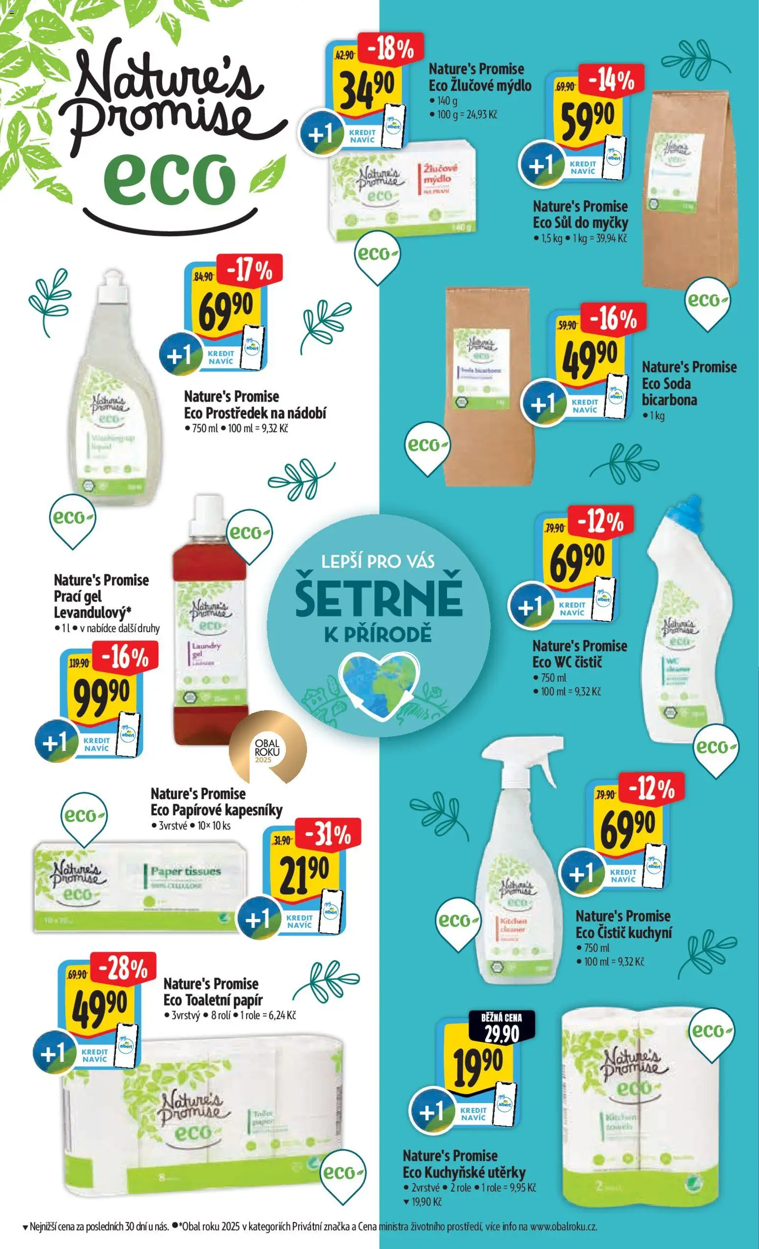 Albert leták - Hypermarket - Brno od 18.03.2026 | Strana: 14 | Produkty: Nádobí, Kuchyňské utěrky, Utěrky, Papírové kapesníky