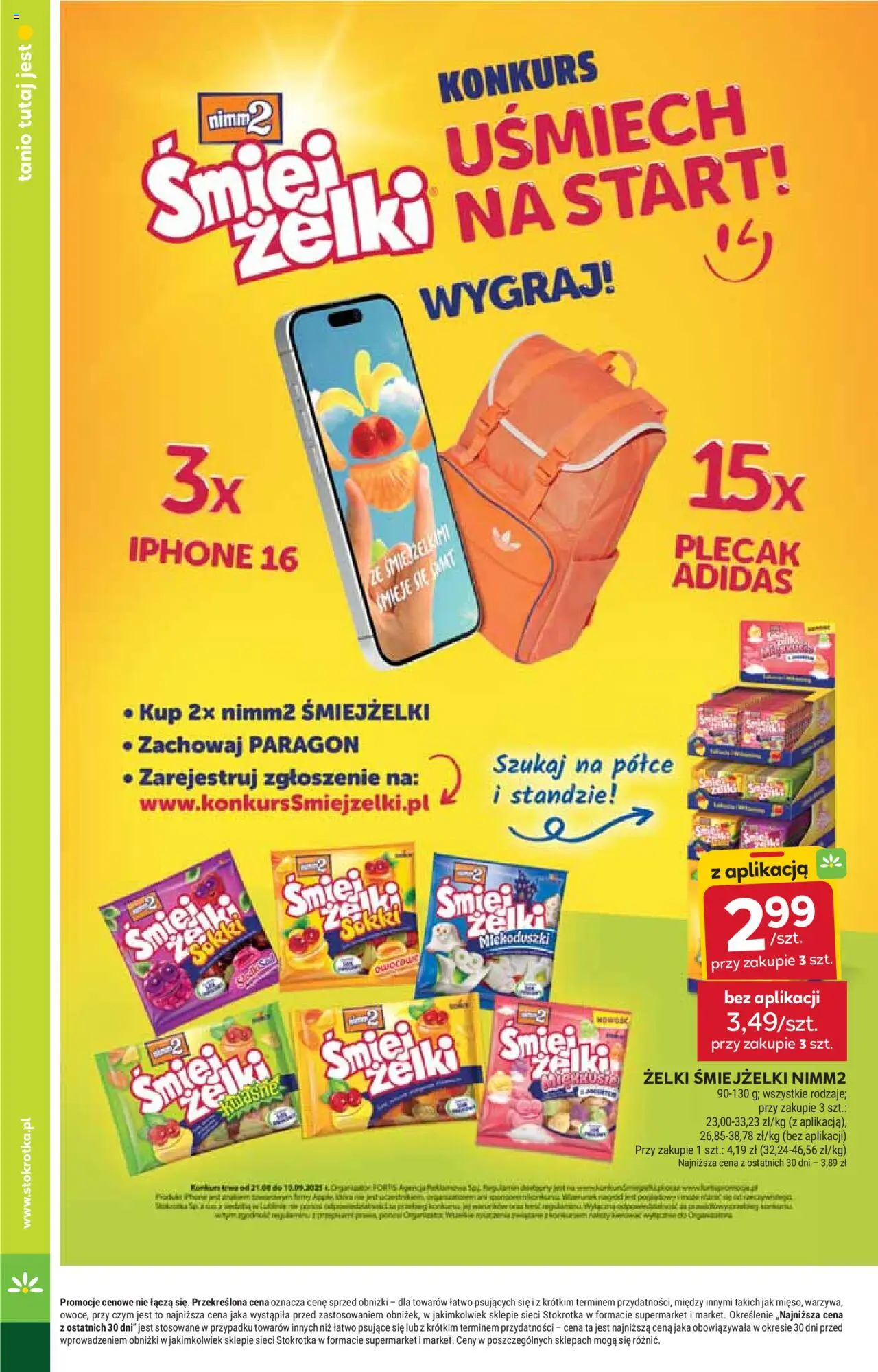 Stokrotka Gazetka od 21.08.2025 | Strona: 24 | Produkty: Plecak, Stokrotka, Żelki