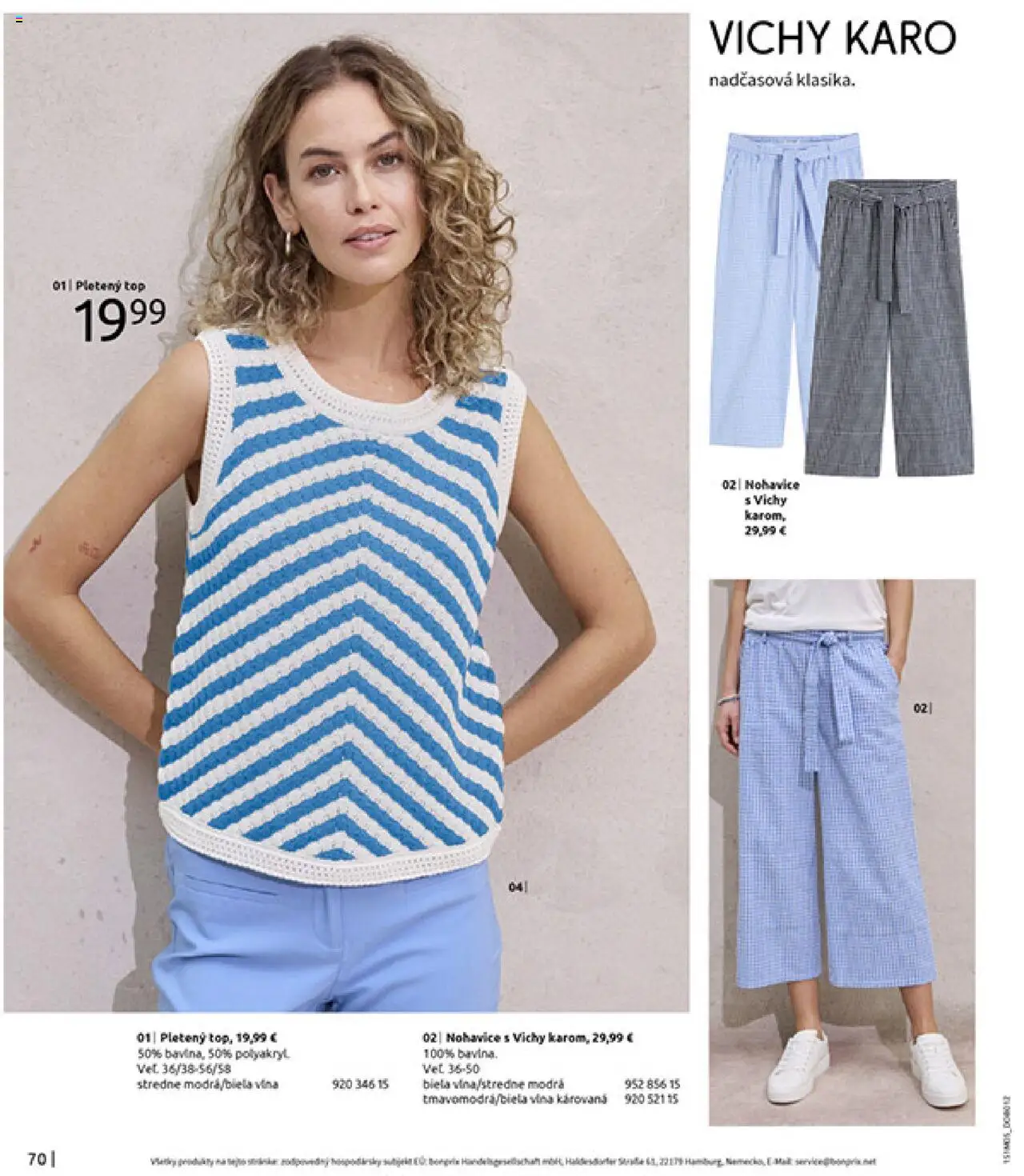 Bonprix katalóg citrusové farby │ platný od 26.05.2025 | Strana: 72 | Produkty: Vichy, Nohavice