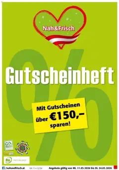 Nah und Frisch Gutscheinheft ab 11.03.2026 gültig