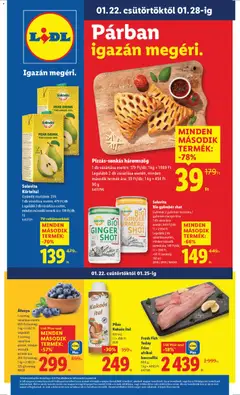 Lidl Akciós újság - amely érvényes a következő dátumtól: 22.01.2026