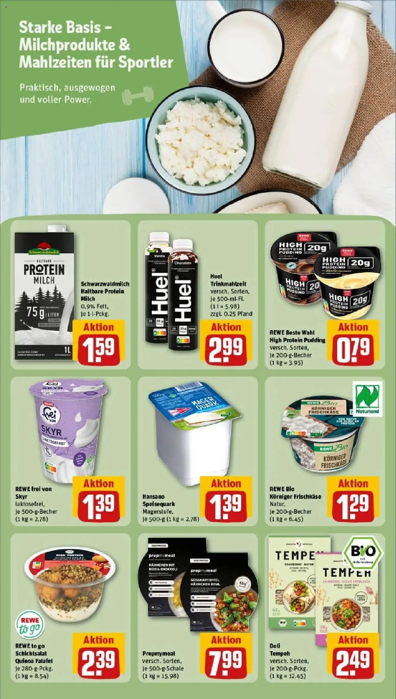 Rewe prospekt Lübeck	 – gültig ab 02.02.2026 | Seite: 22 | Produkte: Quark, Milch, Skyr, Frischkase