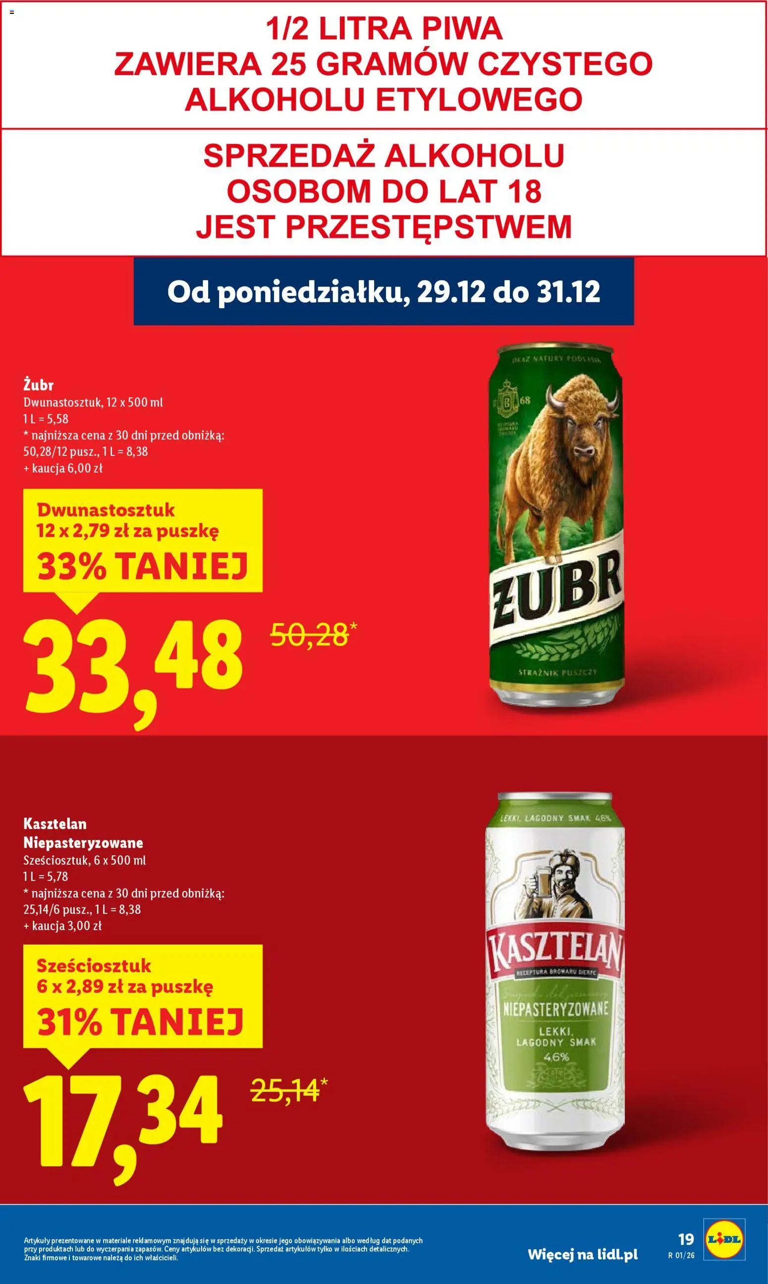 Lidl Gazetka od 29.12.2025 | Strona: 19