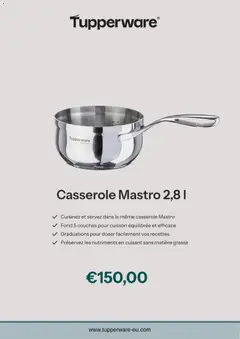 Tupperware - Prévisualisation de Tupperware catalogue Printemps valide à partir de 03.03.2026 | Page: 3 | Produits: Couches, Casserole