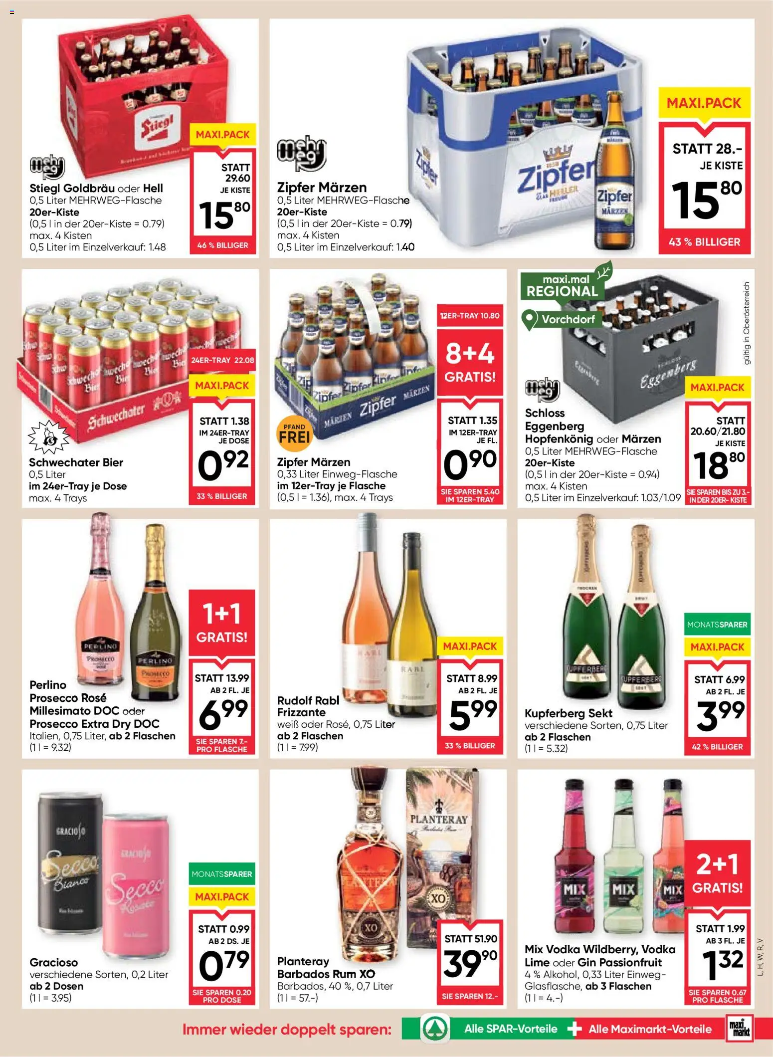 Maximarkt Flugblatt gültig ab 16.04.2026 | Seite: 15 | Produkte: Gin, Bier