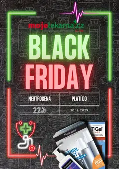 Náhled letáku Moje lékárna Black Friday od 01.11.2025