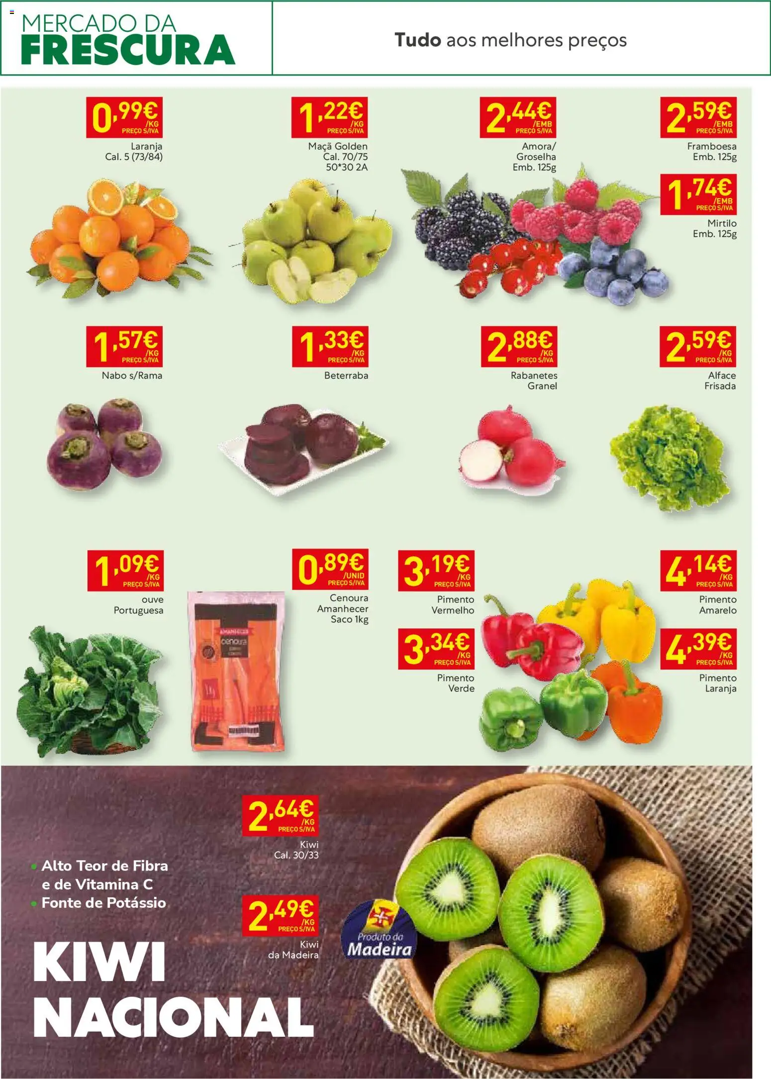 Recheio folheto Madeira │ válido de 27.01.2026 | Página: 4 | Produtos: Beterraba, Kiwi, Cenoura, Alface