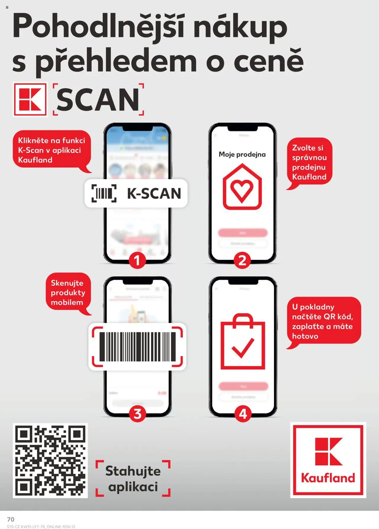 Kaufland leták - Plzeň Bory od 30.07.2025 | Strana: 70