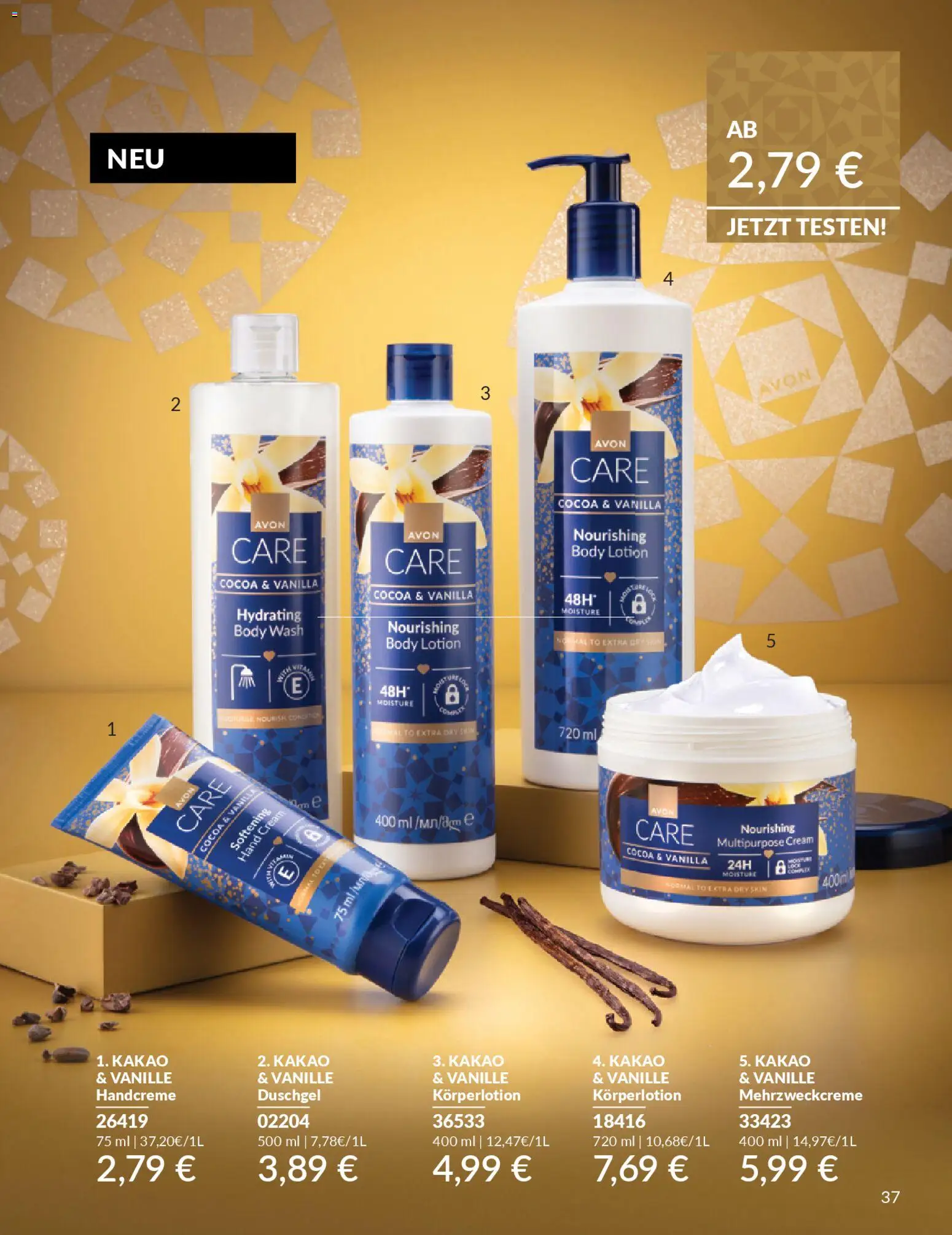 Avon - Black Friday – gültig ab 01.11.2025 | Seite: 39 | Produkte: Handcreme, Duschgel, Body Lotion, Körperlotion